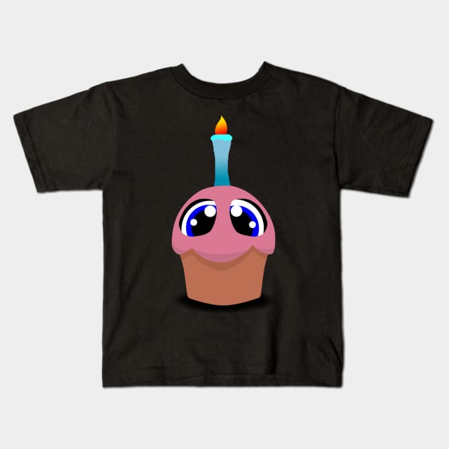 FNAF cupcake Kids T-Shirt by The darkcartoon